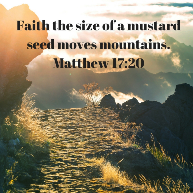 Faith the size of a mustard seed